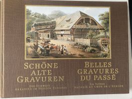 Schöne alte Gravuren: Die Schweiz - Arkadien Europas!