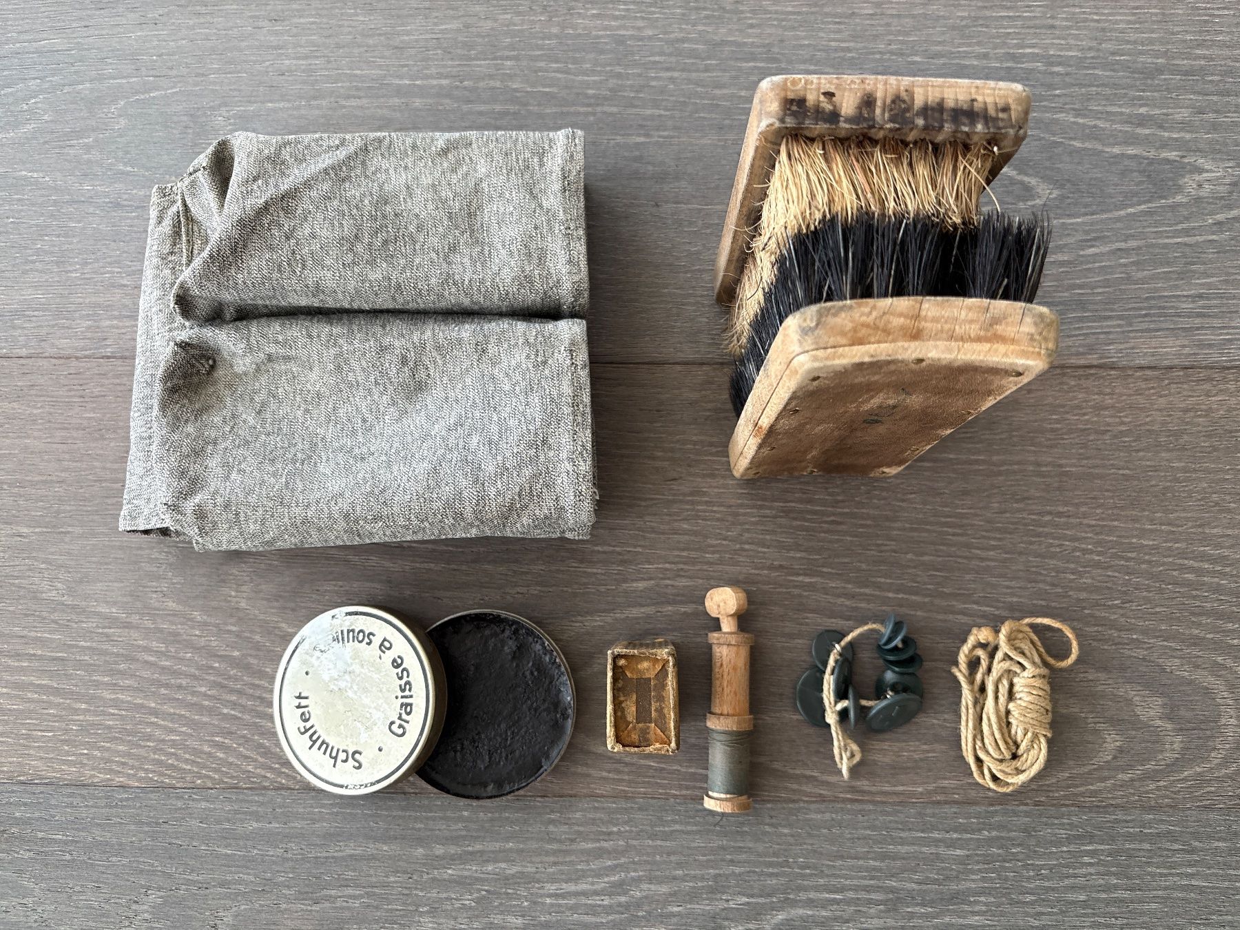 Schweizer Armee Altro in  Abbigliamento & Accessori: Mannsputzzeug Ord. 1914 fast komplett – Usato da Hünenberg venduto da Betsch1 3