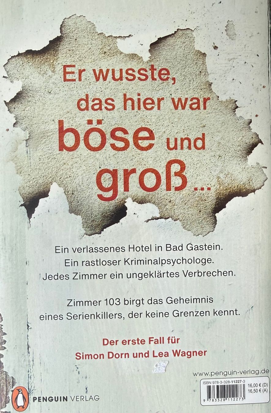 Libri: Jan Beck - Zimmer 103 – Usato da Zäziwil venduto da kreative-ideen 1