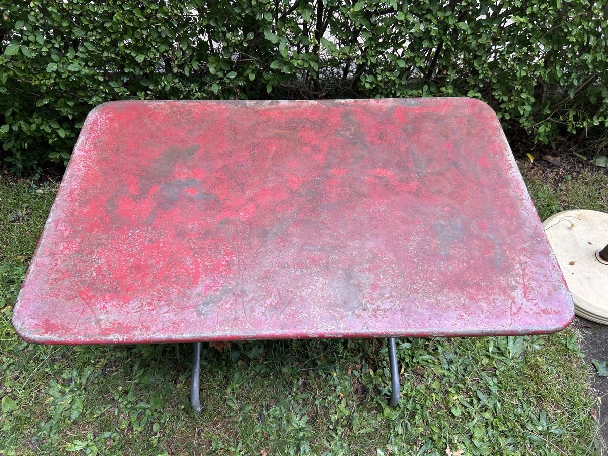 Tavoli: Bigla Blechtisch Gartentisch 109x69x74 cm – Usato da Zürich venduto da ann_9fv5 1