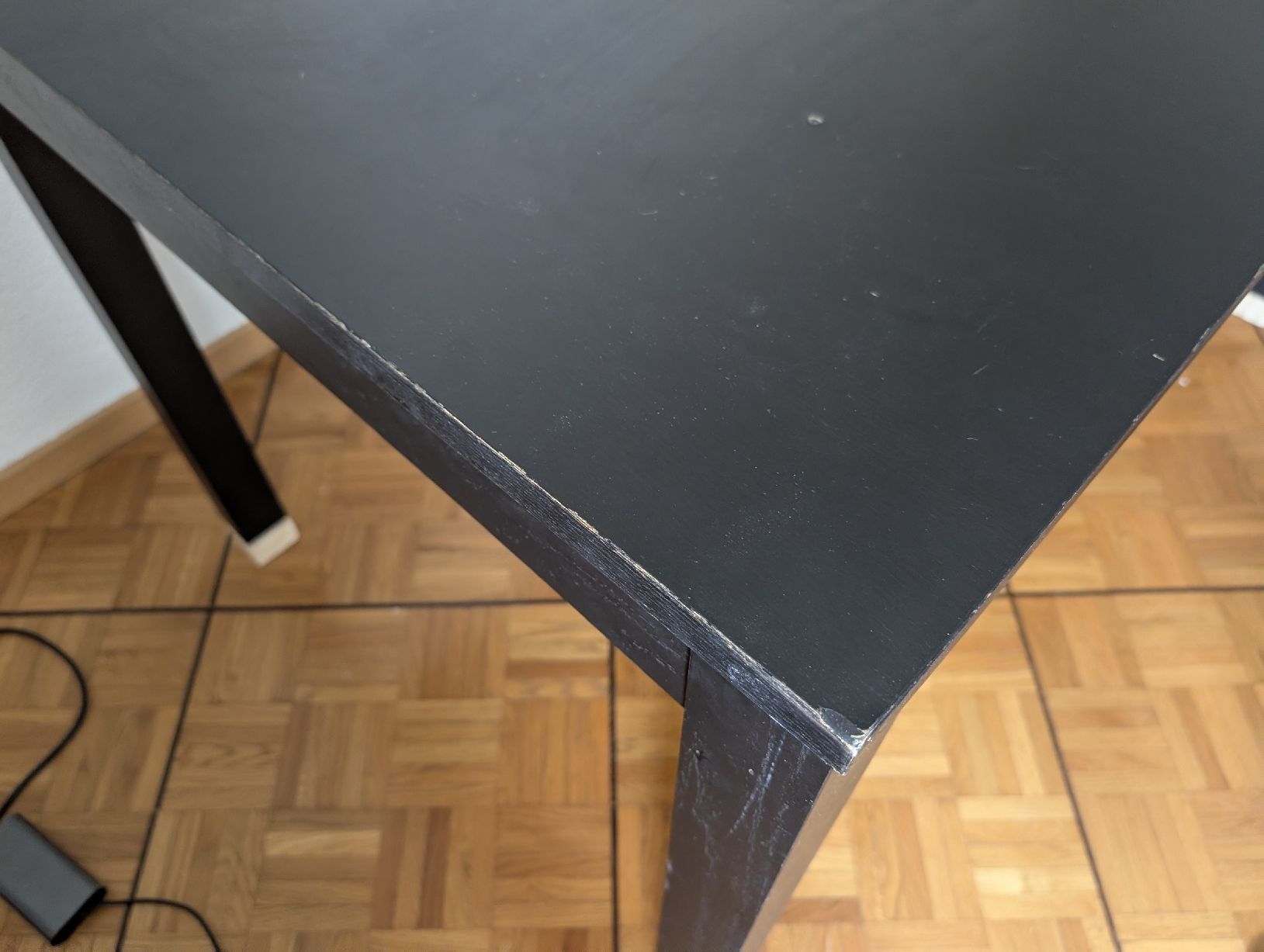 Ikea Tische: IKEA Bjursta full extensible black table Used, see pictures – Gebraucht aus Fribourg von balzabalza 3