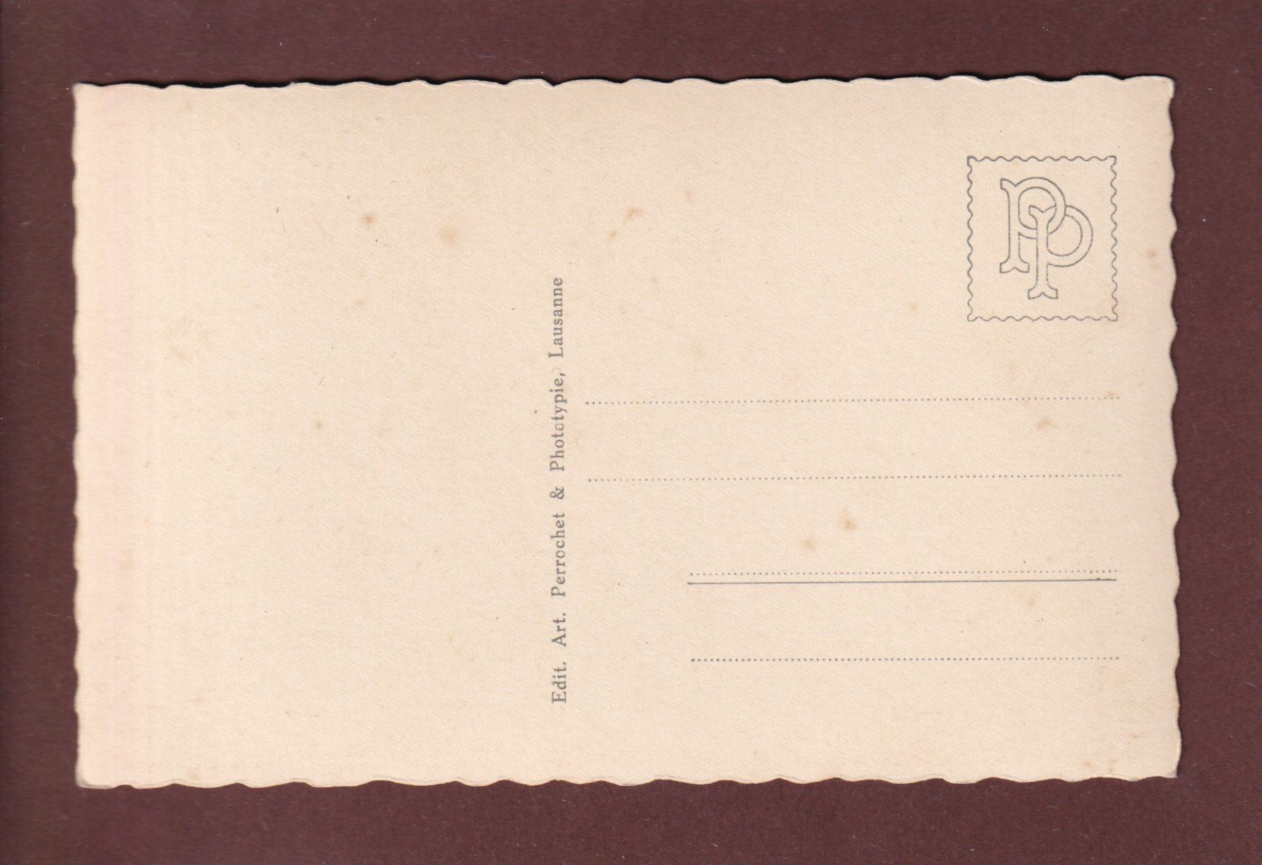 Cartoline postali: LAUSANNE - Château et Alpes – Usato da Pully venduto da nicecards 1