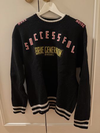 Diesel Jumper, Brave Generation, Black, Wool Blend