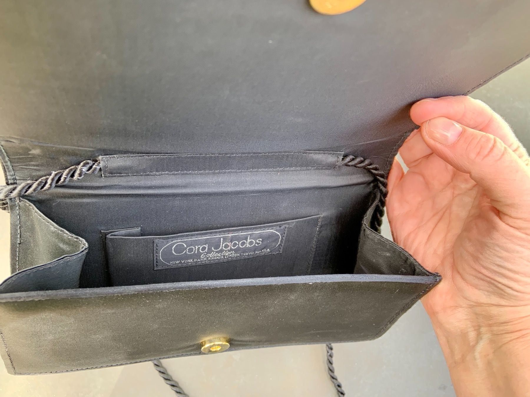 Borse da donna: edle Handtasche Anthrazit- Schwarz – Usato da Therwil venduto da Miss-Moneypenny67 2