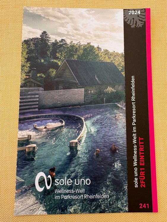 Sole Uno 2 für 1 Eintritt (Neu (gemäss Beschreibung)) in Nunningen für ...