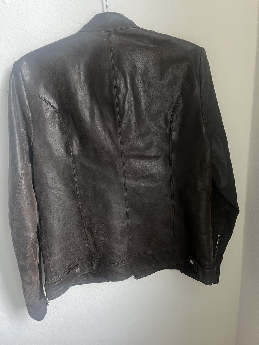 Giacche: Coole braune Lederjacke von Desires – Usato da Zürich venduto da sheijla 5