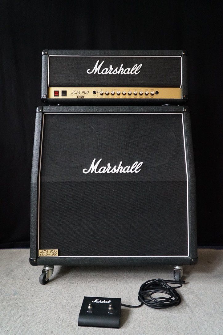 Marshall Amplificatori: Marshall JCM 900 Model 4500 & 4x12" Speaker Cabinet – Usato da Ortschwaben venduto da Musictrade 1