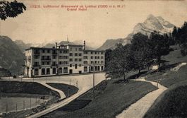 Luftkurort Braunwald oberhalb Linthal. Grand Hotel