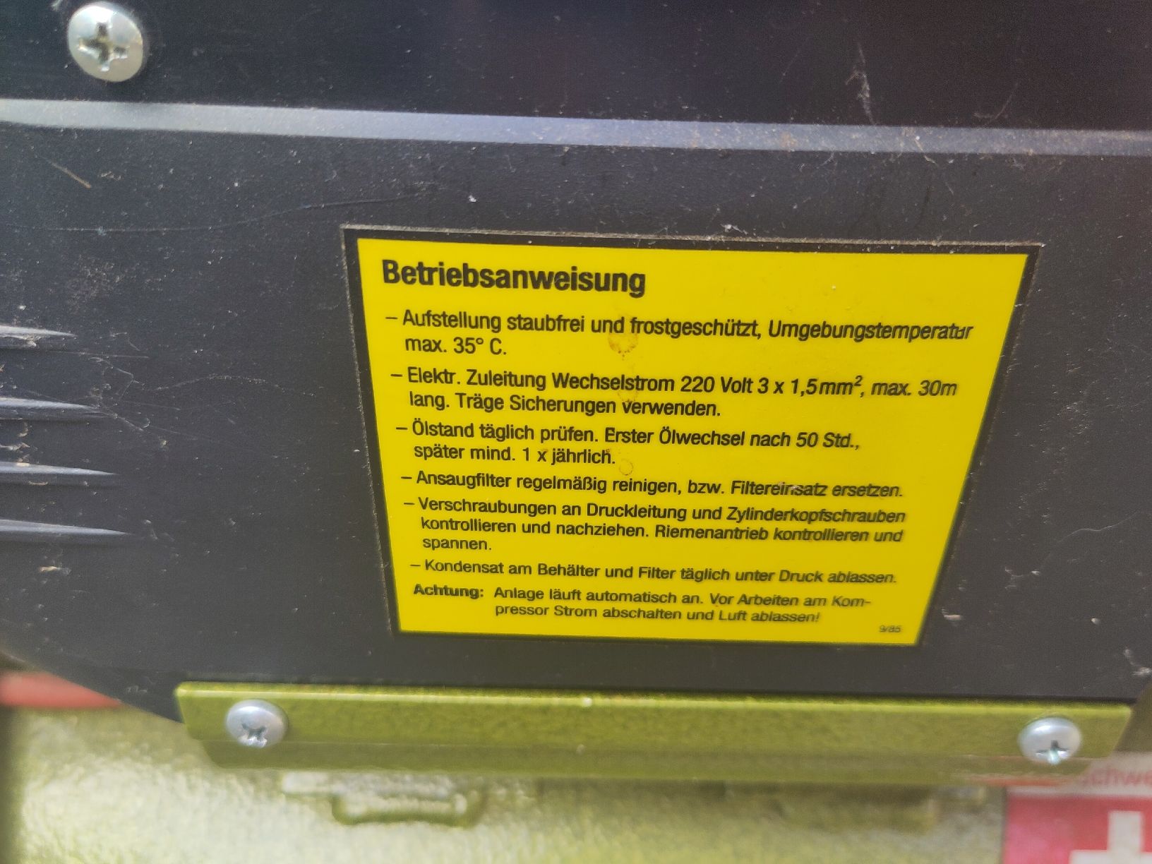 Compressori: Geco Kompressor 25 Liter – Usato da Ammerswil AG venduto da Scorer76 4