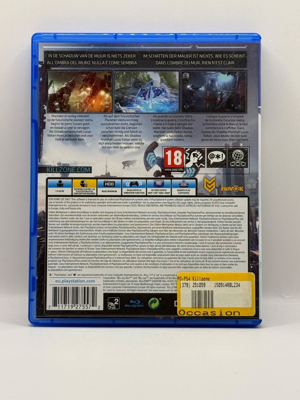 Giochi: Killzone Shadow Fall - Playstation 4 - CIB – Usato da Dietikon venduto da gab_qz7y 1
