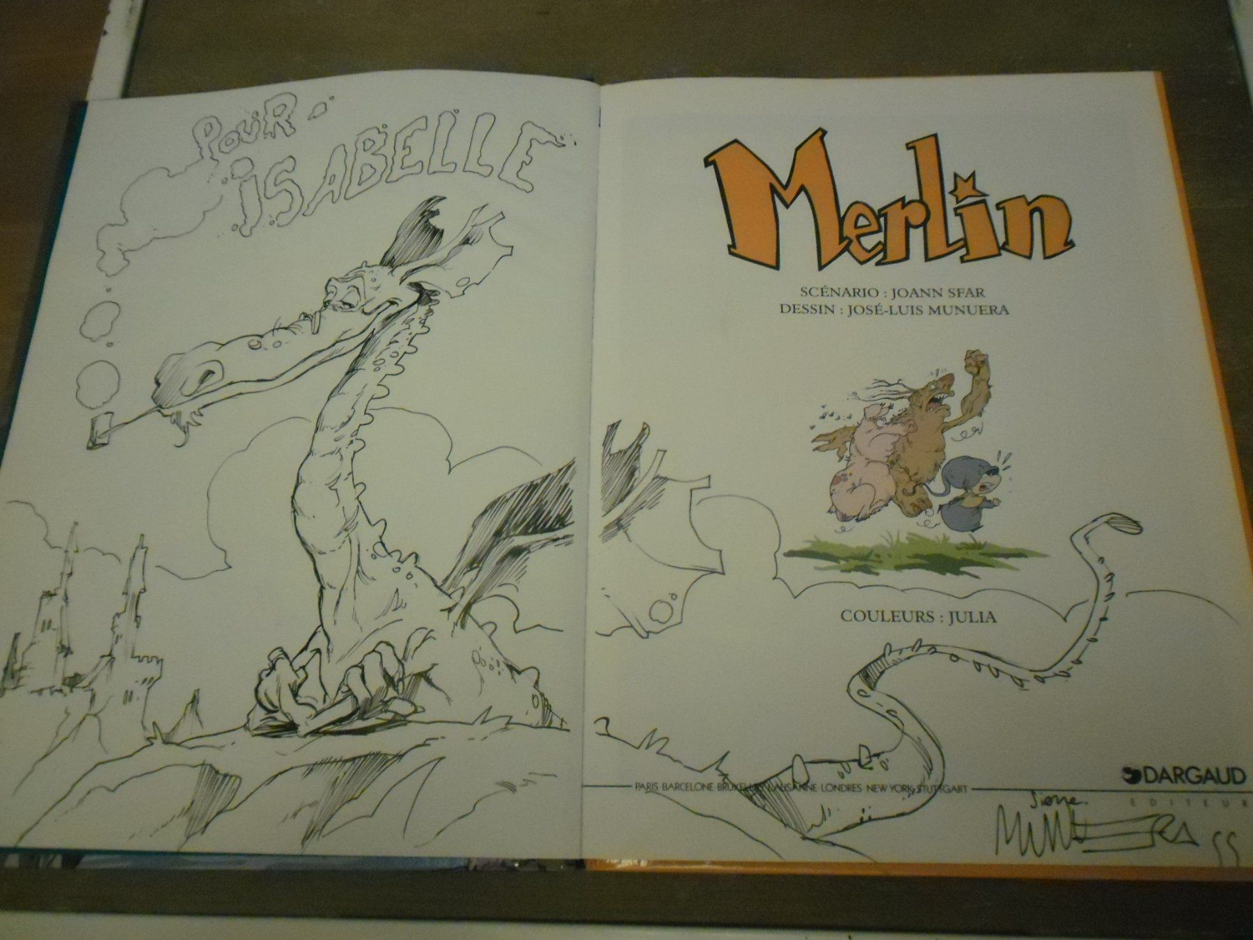 Comics: Dédicace - Merlin – Gebraucht aus Satigny von monocle 1