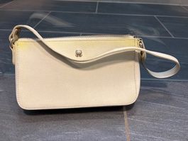 Navyboot kleine Handtasche creme weiss