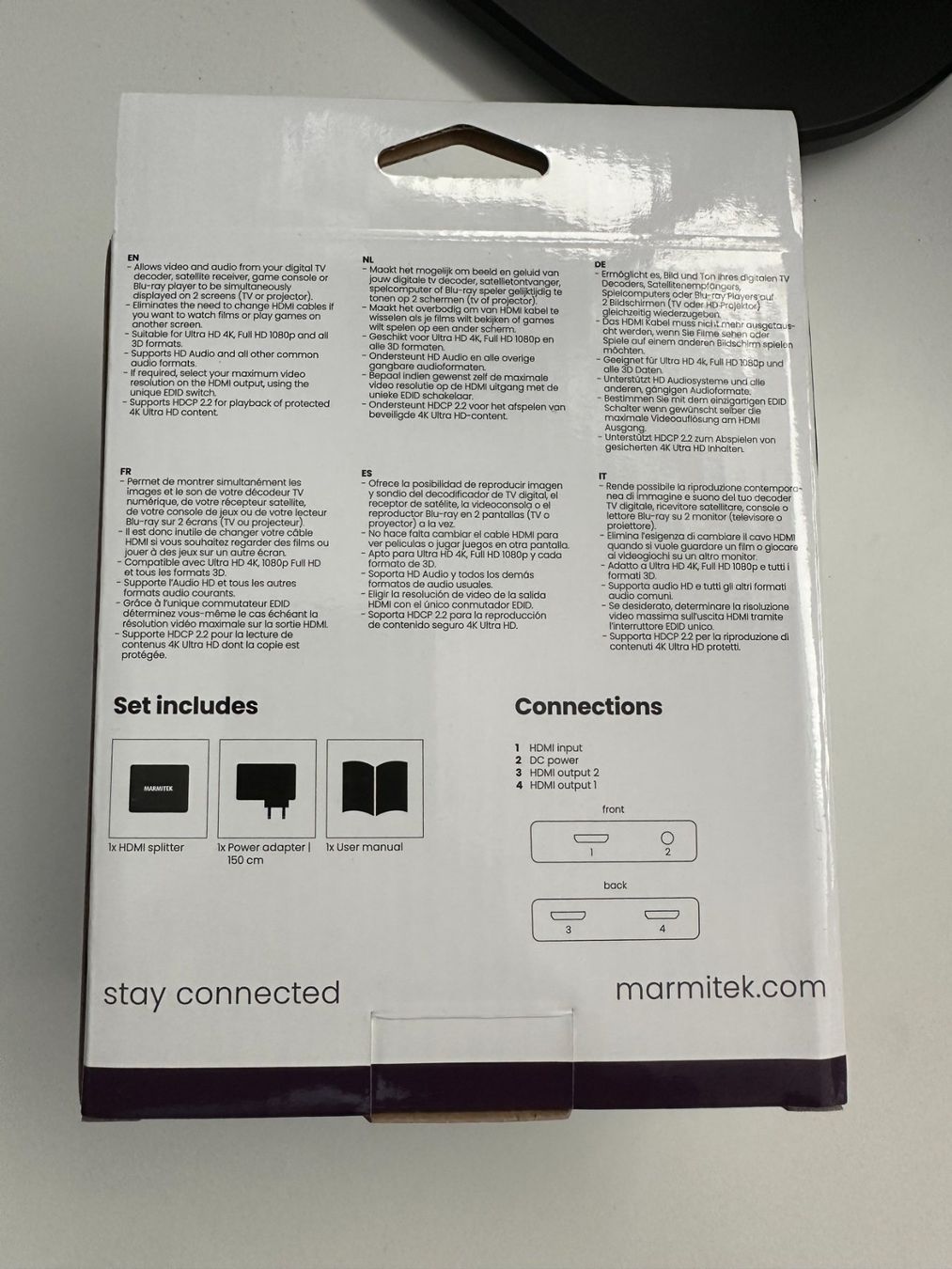 Marmitek Adattatori: Marmitek Split 312 UHD I Neu I – Nuovo e nell'imballaggio originale da Küssnacht am Rigi venduto da Bionicmax 1
