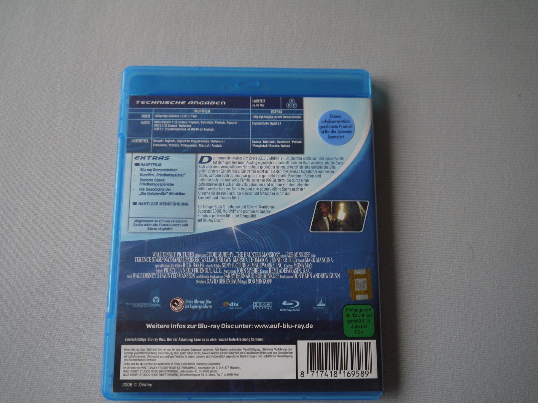 Tutti i DVDs: Die Geistervilla(2003) - Eddie Murphy - selten – Usato da Hagendorn venduto da Blaf 1