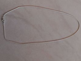 Silber Rohdiniert,  Halskette 80cm