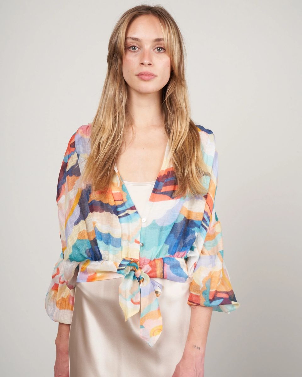 Forte Forte Blusen: Blouse multicolore Forte Forte taille -1 comme neuf – Neu (gemäss Beschreibung) aus Genève von iry_67wr