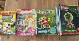 Kindermagazine Konvolut Spick Micky Maus ect.gebraucht