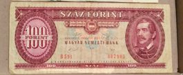 Ungarische 100 Forint Banknote von 1968