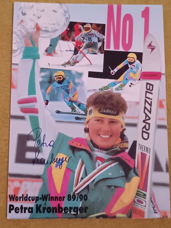 Petra Kronberger handsigniert Kaufen auf Ricardo