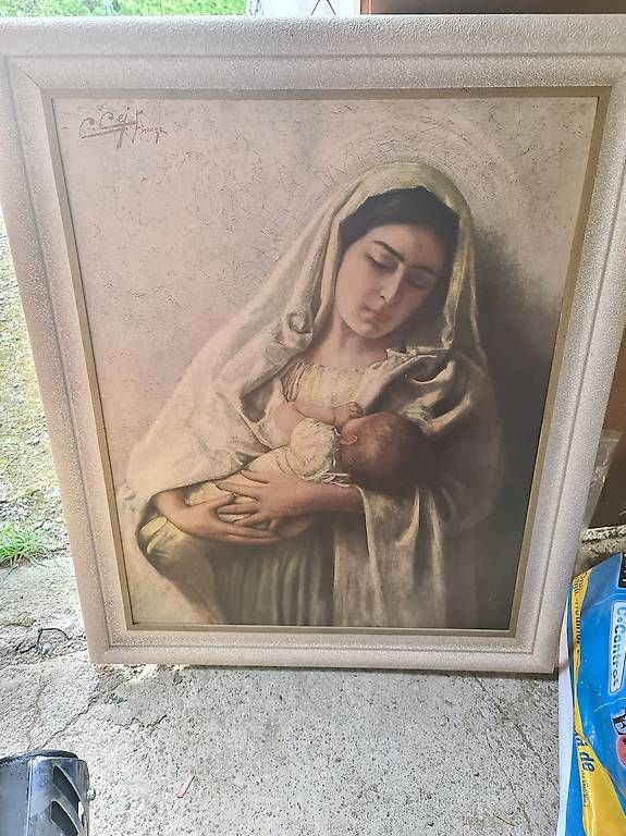 Foto & Immagini: Bild Madonna mit Kind – Usato da bischofszell venduto da Flicka1