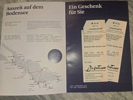SBS Tageskarten Bodensee  2 Stück im Preis von einem!
