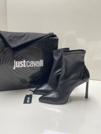 NEW Just Cavalli leather pumps boots EU40