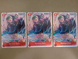 One Piece 3x Roronoa Zoro EB04-007 SR