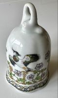 Glocke Hutschenreuther März Vogel Porzellan 1814 Dekor