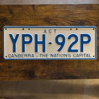 🇦🇺 Australien - ACT / Canberra YPH-92P - Autoschild 