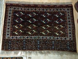 Jomud Chuval antiker Turkmenischer Orientteppich 114 x 73