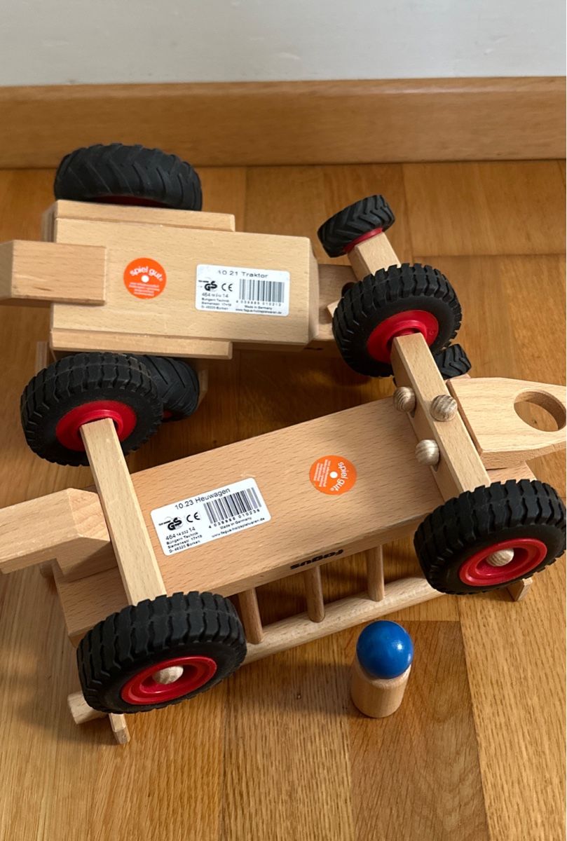 Fagus Holztraktor mit Anhnger, Top Zustand (Gebraucht) in Arbon fr CHF 75   mit Lieferung auf Ricardo kaufen