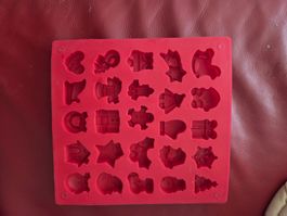 Silikonforn Weihnachtsmotive rot