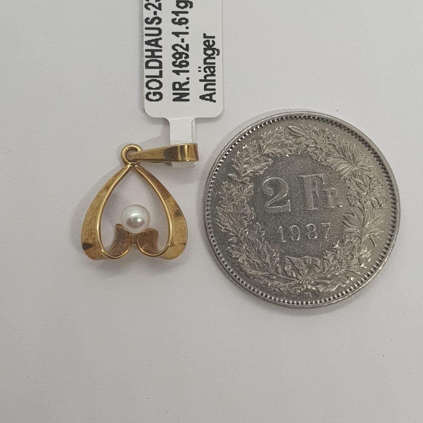 Ciondoli: Echt 18K Gold - S.W.P Anhänger – Usato da Luzern venduto da Goldhaus-Luzern 1