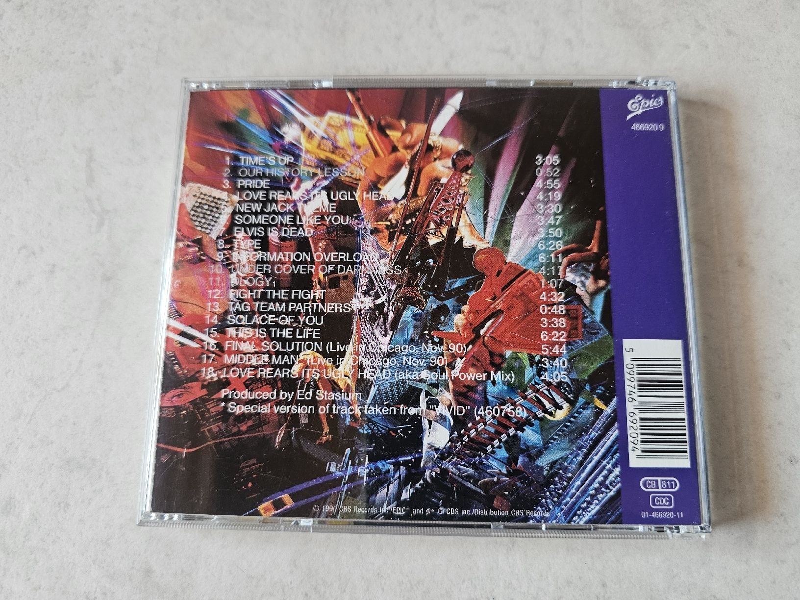 CD: Living Colour  -  Time's Up – Usato da Schneisingen venduto da backstore24 1