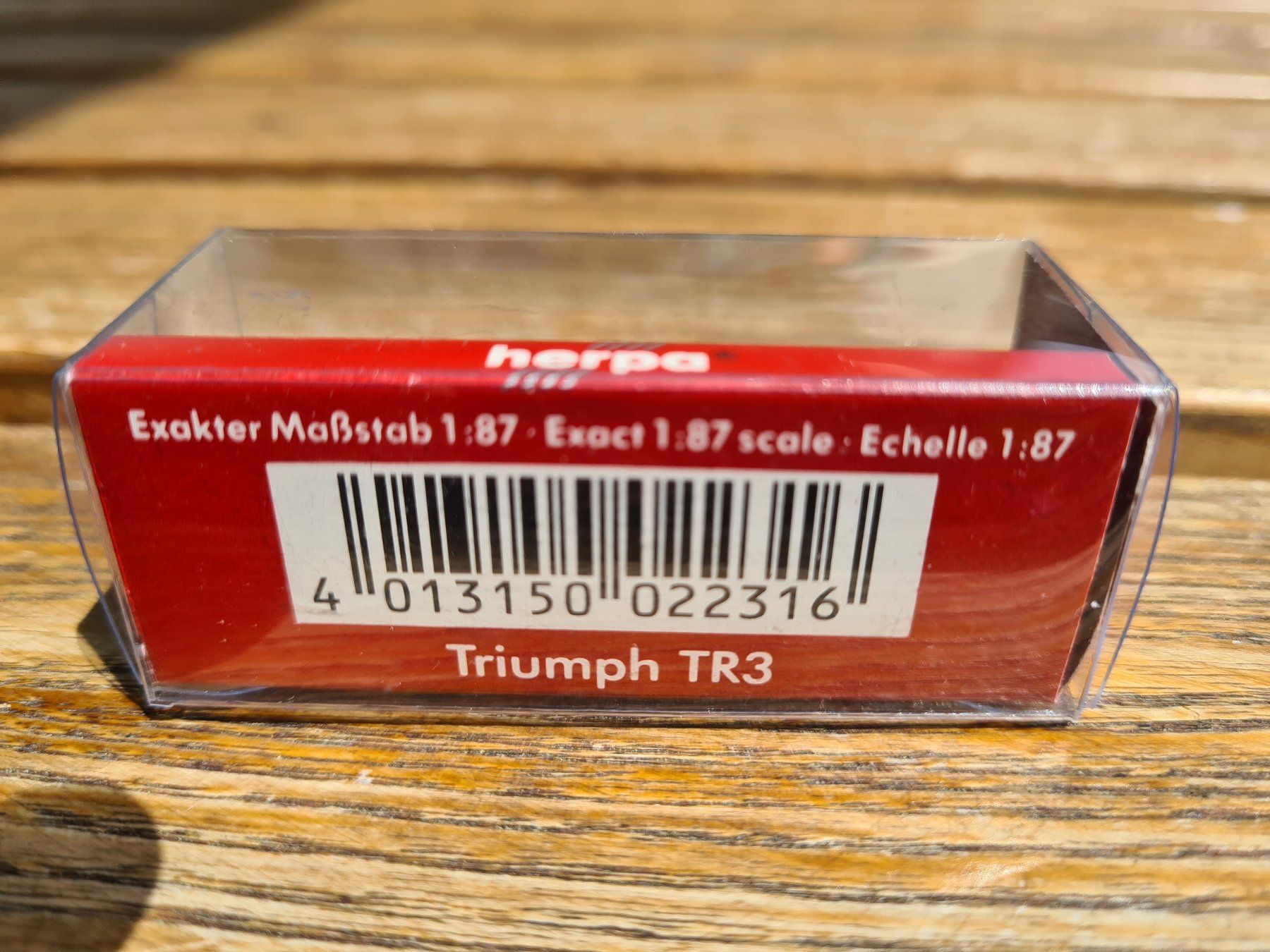 Herpa Modellini d'auto: HERPA TRIUMPH TR3 – Usato da Basel venduto da Solarbebop 2