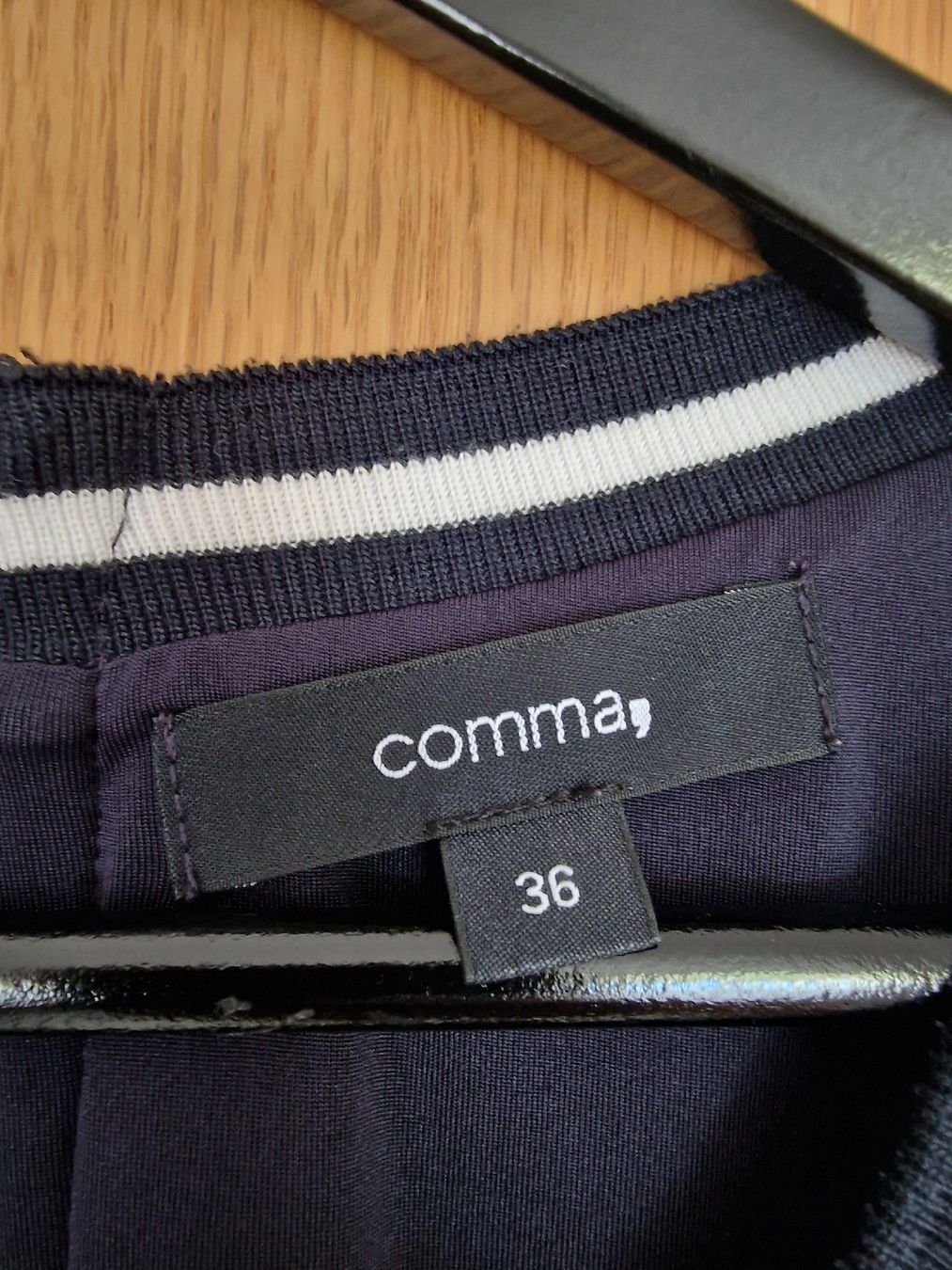 Comma Vestiti: Comma Sommerkleid dunkelblau – Usato da Lausen venduto da Joli-80 1