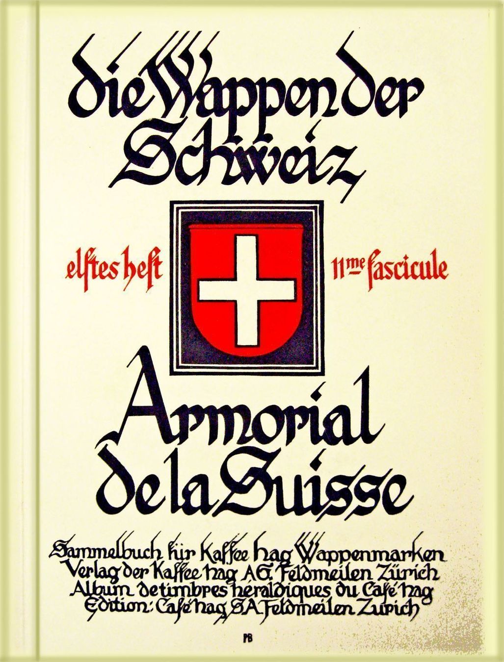 Album: Wappen der Schweiz -- Sammelbuch HAG – Usato da Bern venduto da Ultimaa
