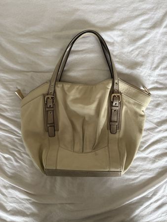 Handtasche Coccinelle Leder beige guter Zustand