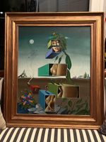 Georges SPIRO (1909-1994) « Les cinq sens » Huile sur toile