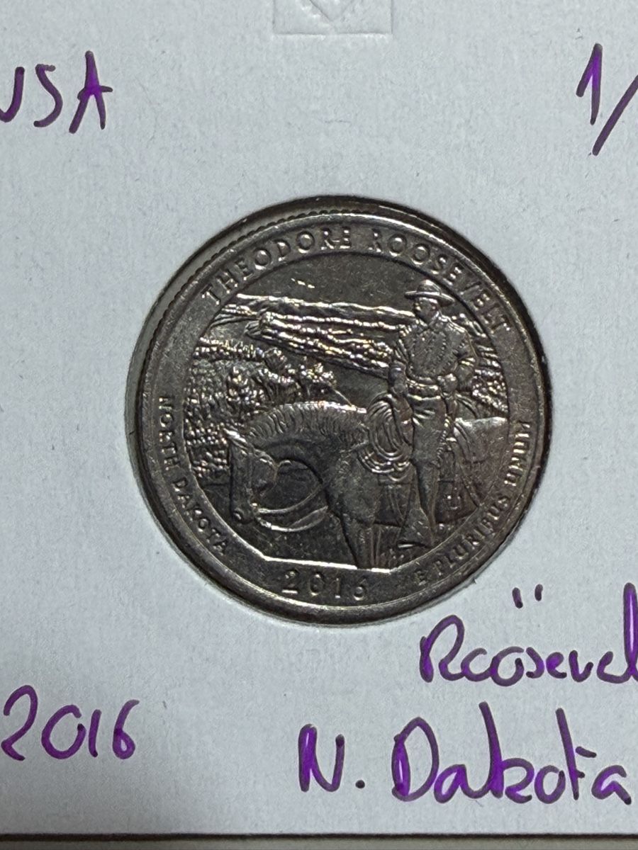Tutti le monete: USA - 25 cents - 2016 Dakota  – Usato da Payerne venduto da Mike1682