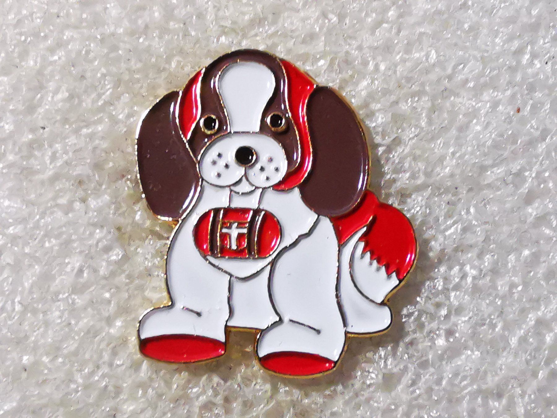 Placchette & Badge: Ansteckpin 130: Bernadiner – Usato da Oppligen venduto da Pin-Fall-Shop
