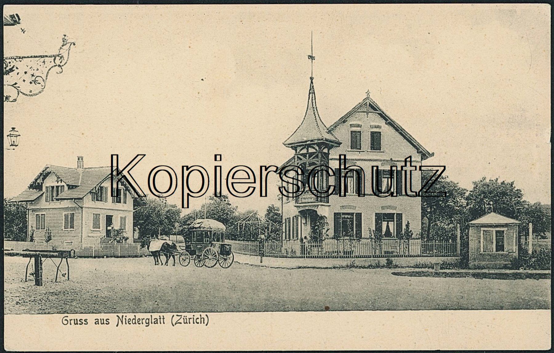 Cartoline postali: ZH Niederglatt - Post - Postkutsche – Nuovo (secondo la descrizione) da Schindellegi venduto da dolpitz