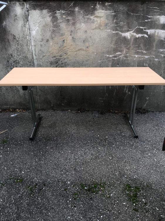 Klapptisch Mit 2 Klapphockern - Faltbarer Stehtisch Set Für Indoor & Outdoor, 80cm Durchmesser, Bis 100kg Belastbar