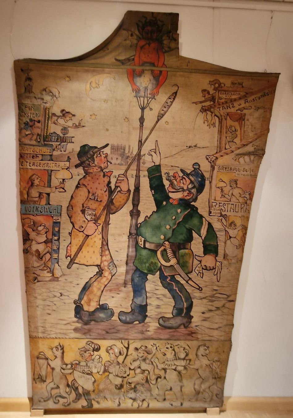 Lampen: Original antike Basler Laternenseite – Gebraucht aus Ettingen von hebla