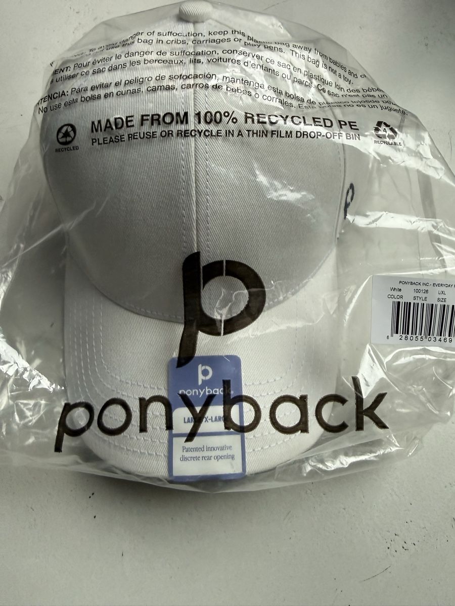 Hüte, Mützen & Caps: Ponyback everyday fit white hat – Neu und originalverpackt aus Bovernier von jba_cr9f 5