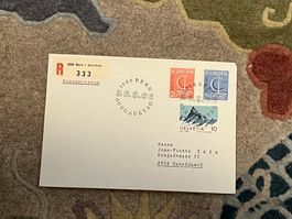 1 Erstagsbrief CH Einschreiben 1966