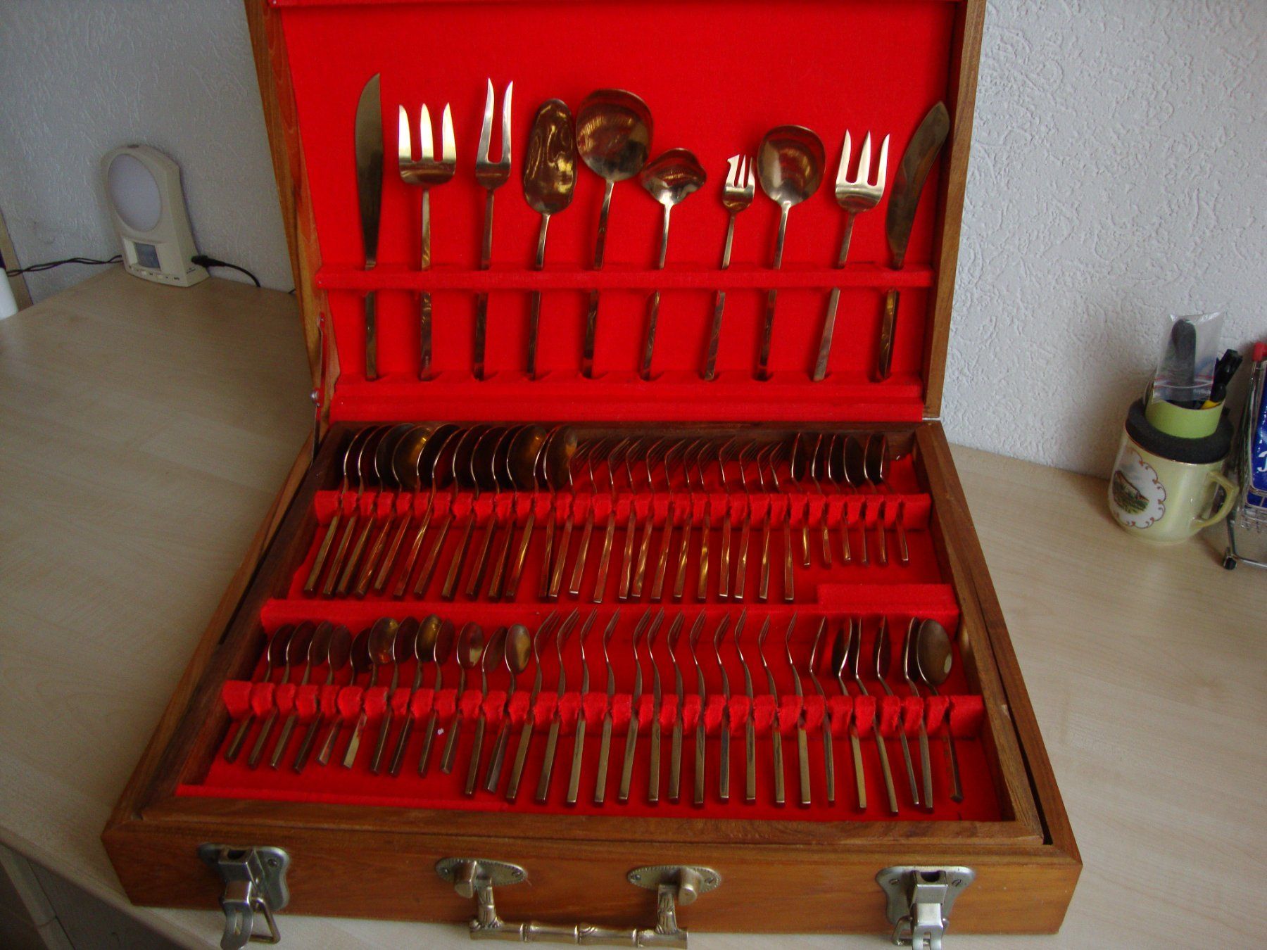 Set di posate: Besteck-Kasten – Usato da Kaiserstuhl AG venduto da Simoli