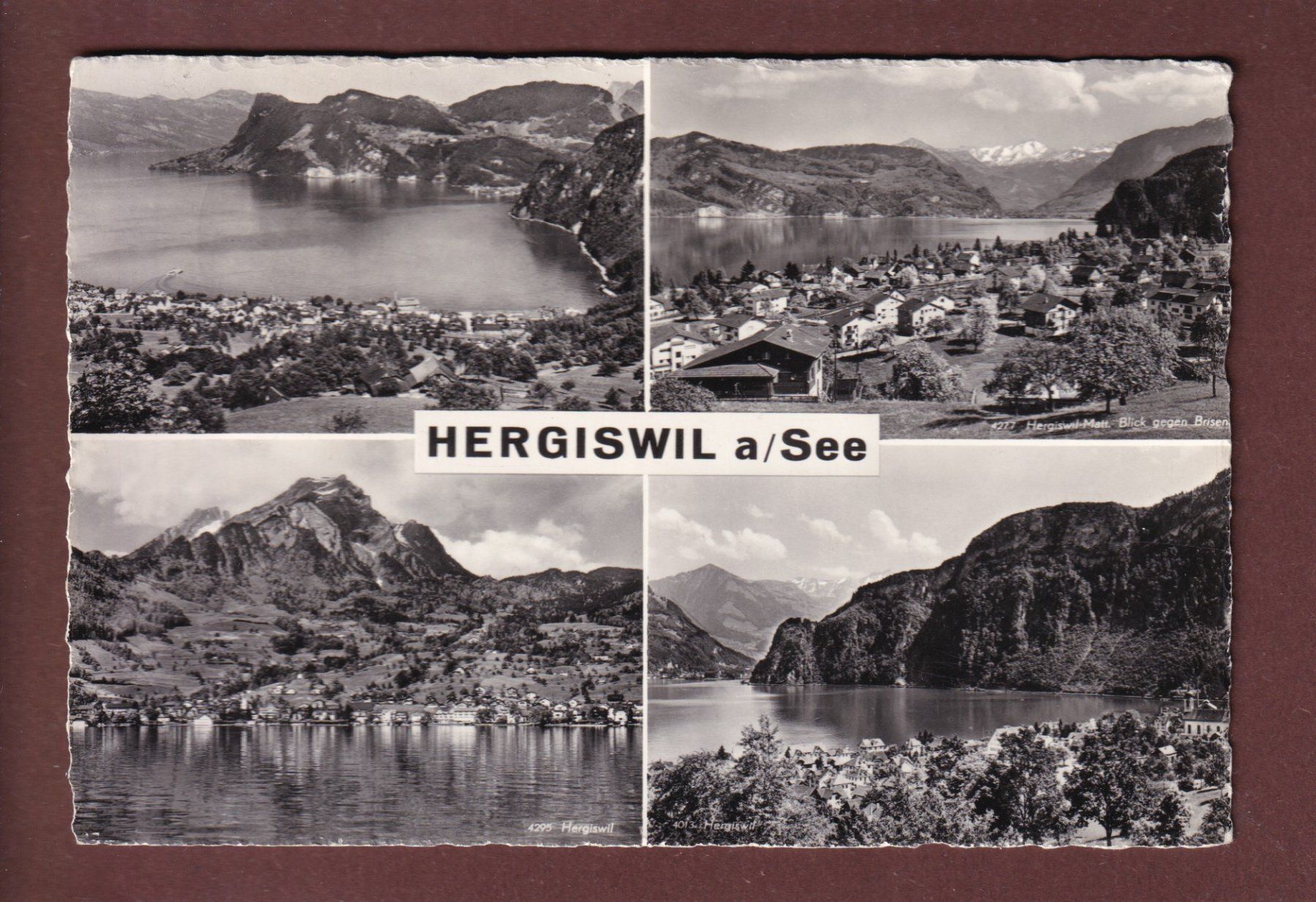 Cartoline postali: HERGISWIL am See - 1962 – Usato da Pully venduto da nicecards