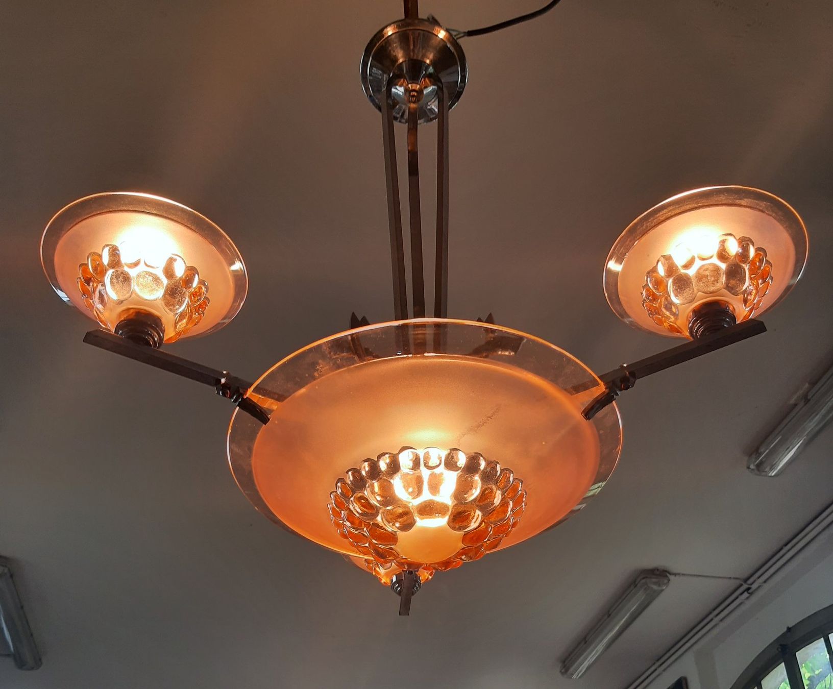 Kronleuchter & Deckenlampen: Antike Art Deco Deckenlampe – Gebraucht aus Arbon von torso444 2