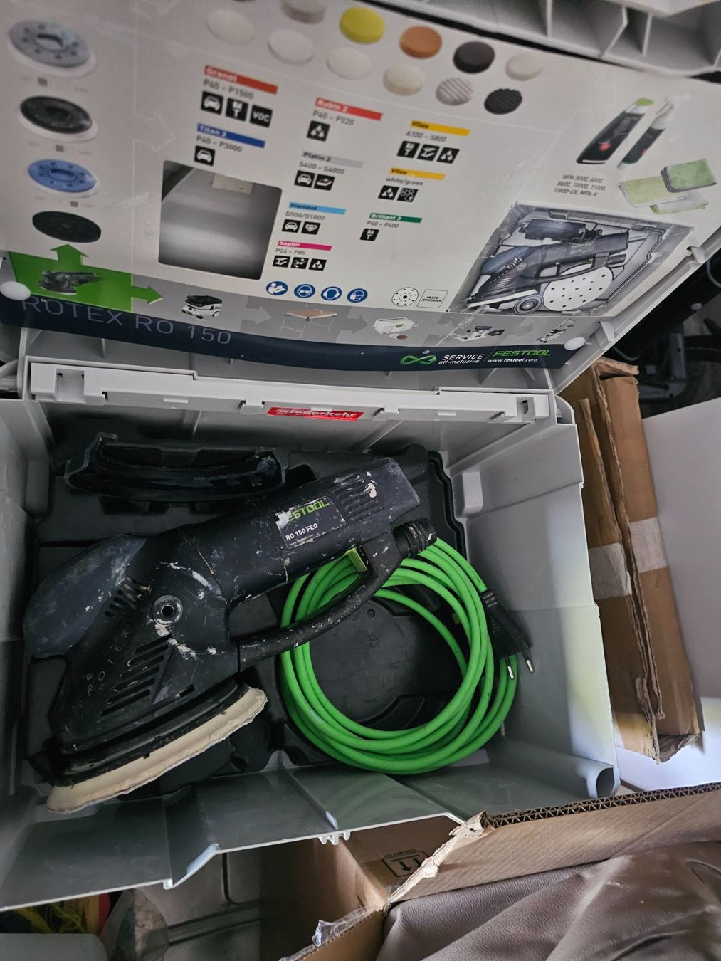 Festool Alle Maschinen: Ponceuse Festool Rotex RO 150 FEQ + Systainer – Gebraucht aus Glion von oui_s2pb 2